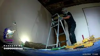 Ceiling Water Damage Repair Melbourne By Property Maintenance Services.