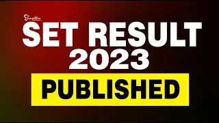 SET EXAM- RESULT PUBLISHED | LIVE SESSION | SET EXAM 2023