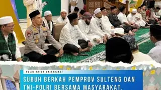 Sholat Subuh berjemaah di Masjid Raya Baitul Khairat dan Cermah Isra Mi'raj 2026