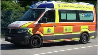 Ambulanza SUEM 118 San Don&agrave; di Piave in emergenza - Ambulance in emergency