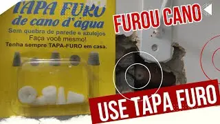 Furou Cano Não quebre toda a parede Use Tapa Furo