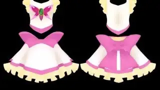 .:: Metasequoia time lapse - Pretty cure dream outfit ::.