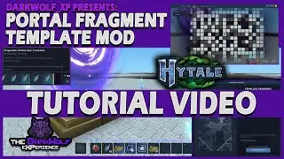 Portal Fragment Template MOD - Hytale Modding Tutorial #hytale #modding #prefab #fragment