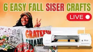Fall Crafts with Siser Juliet | Dollar Tree, Sublimation & Vinyl DIYs