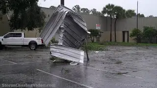 Jacksonville, FL Tornado Damage from Tropical Storm Elsa - 7/7/2021