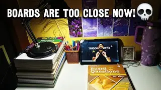 26 Days Left For Board Exams🥴|Study Vlog 12th grader PCM|