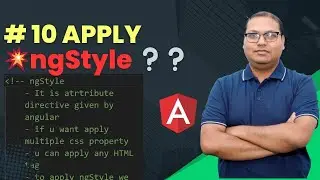 #10 Angular Hack: Apply Multiple CSS Styles in One Go | We can Apply ngStyle?? |