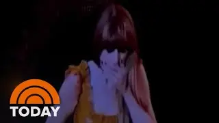 Watch: Taylor Swift accidentally swallows bug during performance