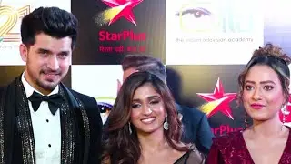 Anupama actors Paras Kalnawat and Nidhi Shah at the ITA awards - Invadebollywood