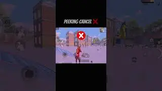 Peeking Cancel While Moving ✖️ FIXED ✅ #pubgmobile #bgmi #ruby__yt