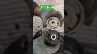 how to Chang lower/control arm bush #automobile #carengine #bmw