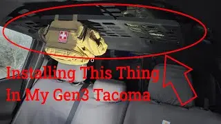 Toyota Tacoma Mod Install: Hooke Road Overhead MOLLE Panel