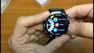 Smartwatch V19U unboxing and quick menu view