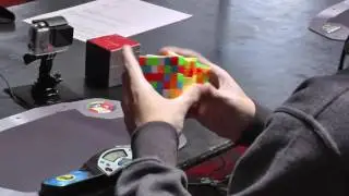 6x6 Rubik's cube world record average: 1:37.85