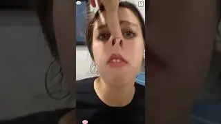 Playing a pig nose prank on my girlfriend.#Pig nose#mischief#funny#trend#USA