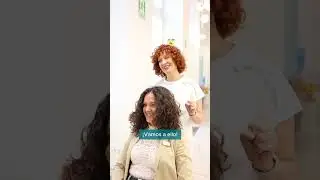 &iexcl;Este ha sido el CAMBIO RADICAL de Keila! 😍🥰  #curlyhair #cobrizo #pelirroja