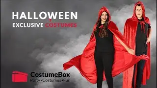Red Panne Velvet Deluxe Adults Cape