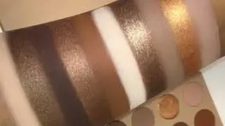 New KKW Beauty Nude Classic II Palette Swatches on brown skin