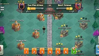 Última ronda de liga clanes The pro Killer 🆚 BEST Friend (descendido)