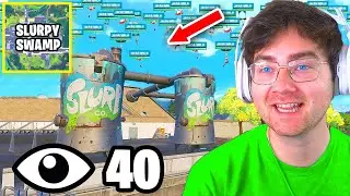 I Got Every Player To Land SLURPY SWAMP In Reload Chapter 2 (Fortnite Tournament)