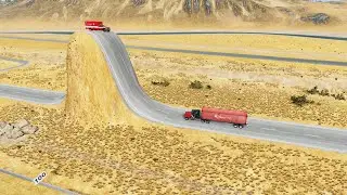 Cars vs Giant Bulge | BeamNG Bear Official Gameplay of BeamNG Drive