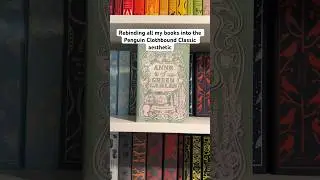 #anneofgreengables #bookbinding #cricut #penguinclothboundclassicrebinds #thatsmybookshelf #rebind