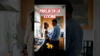 &iexcl;Chiste felino en la cocina! 😂🐆 #HumorIA #RisasIA #HumorPareja #ShortsVirales #ViralShorts