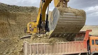 Under 50 Seconds Per Truck | Caterpillar 6015B Mining Performance - Sotiriadis Mining Works
