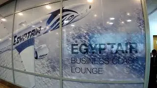 EgyptAir Business Class Lounge - Cairo International Airport.  October 2024