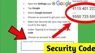 Verify it's you | How to Get Google Account Securtiy Code | Google Security Verification Code