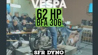 62hp vespa BFA 306cc DYNO | UNDIs |