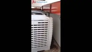 A1 Cooler |Low Noise||Duct Install New project site|hurry up for offers#aircooler #coolingsolutions