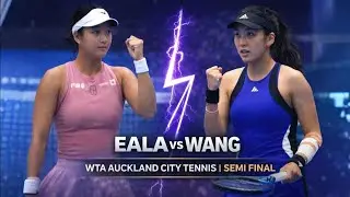 Alexandra Eala&nbsp;vs&nbsp;Xinyu Wang Live | WTA  Auckland City Tennis Semi Final Watchalong