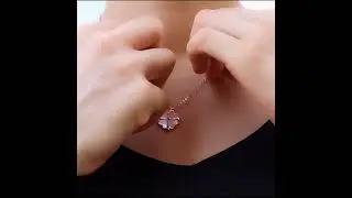 LUXYIN JEWELRY | Lucky Heart Foldable Necklace with Two Sides