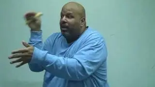 Buddha demonstrates the yawara (pocket stick)