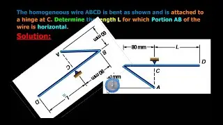 6- Problem Solution | Centroid of Composite Lines | Statics |Arabic| مركز الشكل الهندسي للأطوال
