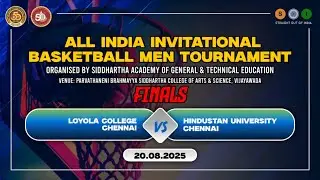 Live| Finals | Loyola Chennai Vs Hindustan Chennai |ALL INDIA INVITATIONAL BASKETBALL MEN TOURNAMENT