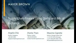 Supply Chain Finance Using Drafts and Bills of Exchange