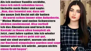 Als ich von meiner Scheidung erzählte, lächelte mein Vater – seine Worte schockierten mich