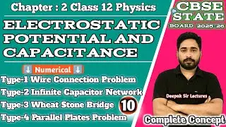 Electrostatic Potential And Capacitance 10 Combination Of Capacitors | Infinite Network & Many more