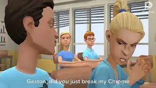 S1 E2 Gaston misbehaves at school/suspended/grounded 