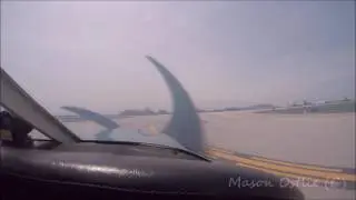 KDSM (Des Moines)Take-Off  (Piper Cherokee) (HD)