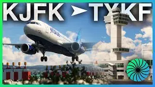 MSFS LIVE | PARALLEL 42 A320 IMMERSION💨 | Fenix A320 | New York (JFK) ✈ Bermuda (BDA) | #msfs2020