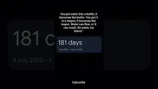 quote by Bruce Lee #motivation #countdown #days #mindset #quotes #viralshorts #brucelee