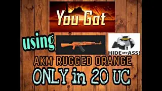 free AKM skin || PUBG GLITCH || using HMA