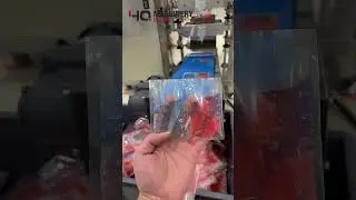 two sachet packaging 2 in 1 machine for chili oil and mustard oil  #equipment #machine #factory