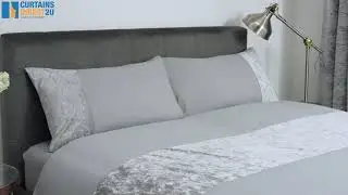 Chloe Crushed Velvet Duvet Cover Set