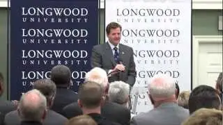 Longwood University 26th President Announcement, W. Taylor Reveley IV