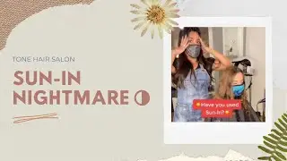 Sun-In Nightmare 🌗 | Tone Hair Salon