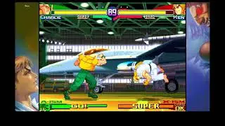 Street Fighter Alpha 3 - Nash  vs Ken